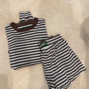 Daily Drills Stripe Short Set